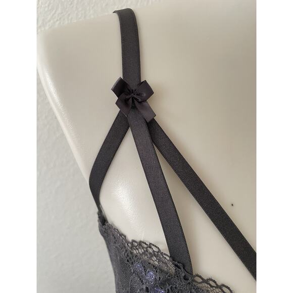 Savage x Fenty Bra Demi Cage Lace Living In the Clouds Lingerie - Picture 3 of 13